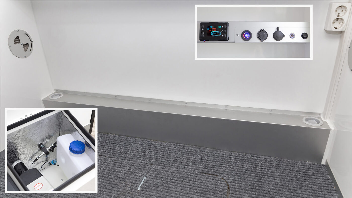 Diesel-lämmitysjärjestelmä (sis. myös ilmanvaihtokanavat ja ohjausyksikön) +885€